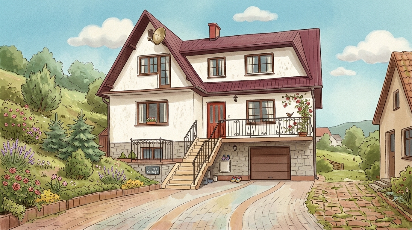 Mateusz's home in Storybook style