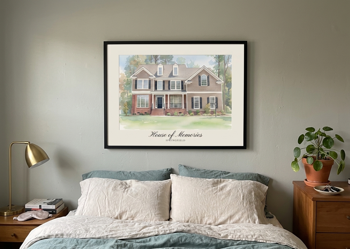 Sophie's print at home in Charleston, SC