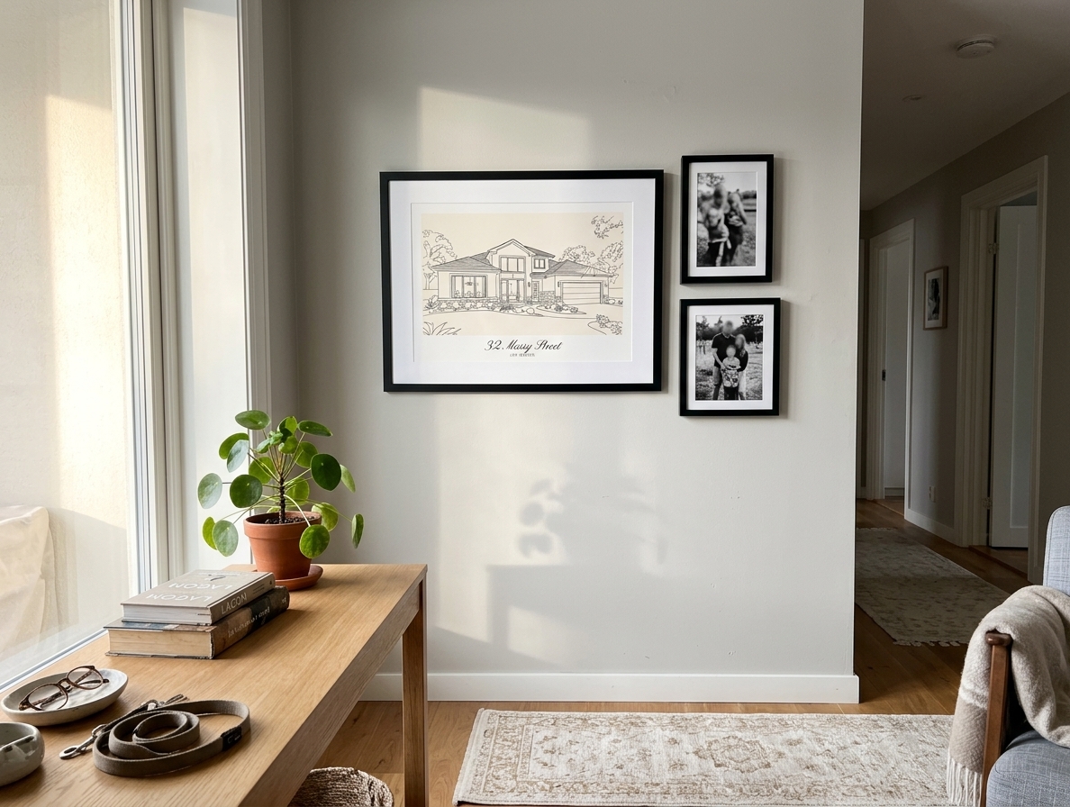 Daniel's print at home in Brooklyn, NY